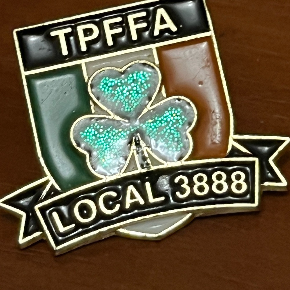 TPFFA Local 3888 Enamel Pin - lapel pin